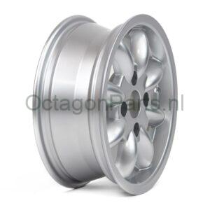 Minilite MGB - 15 inch x 5,5J - Geheel Zilvergrijs - 4 stuks