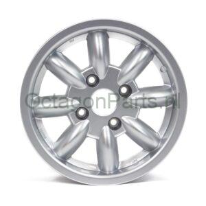 Minilite velgen MGB - 15 inch x 5,5J - Geheel Zilvergrijs - 4 stuks