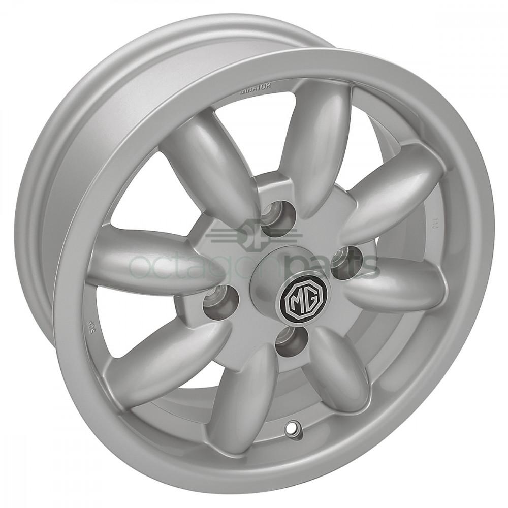 Minator velgen MGB - 14 inch x 5,5J - Geheel zilvergrijs - Set