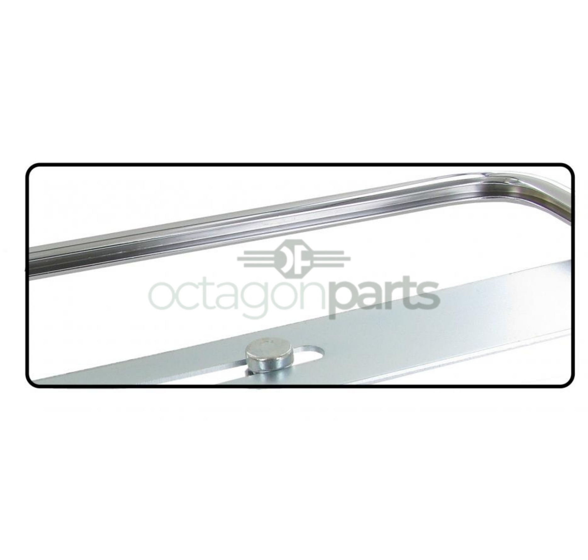 Blauwe kentekenplaathouder