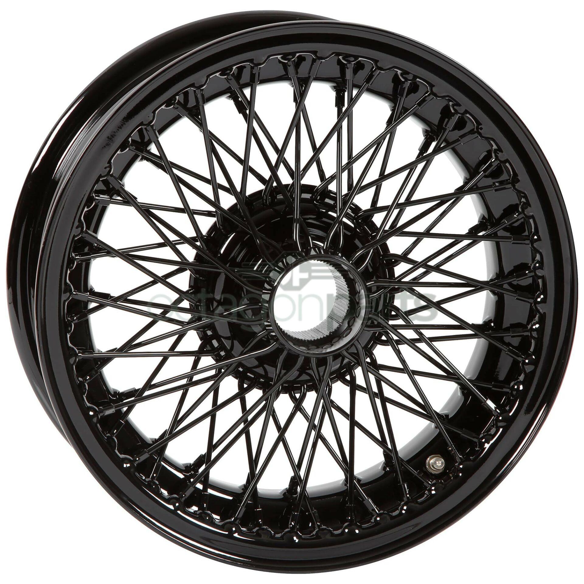 Spaakwielen - 15 inch x 5.5J - 72 spaken - zwart