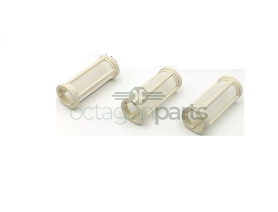 Filters brandstoffilter Chroom & Glas - 3 stuks