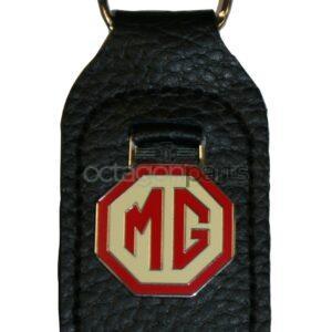 Sleutelhanger MG Logo - Zwart met rood logo