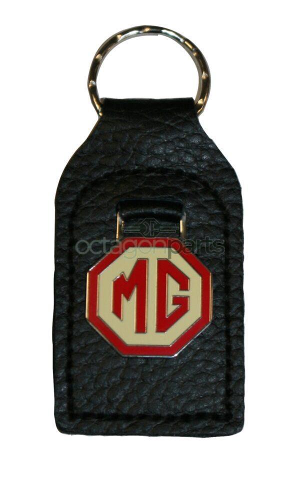 Sleutelhanger MG Logo - Zwart met rood logo