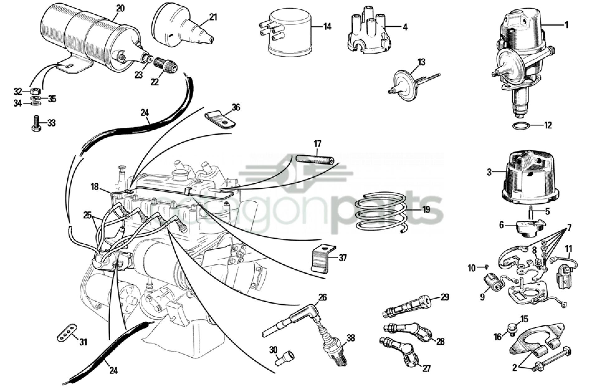 11 TERMINAL Low Tension Octagon Parts 11-terminal-low-tension-octagon-parts