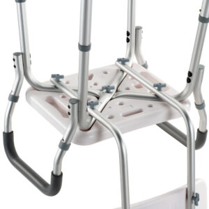 Douchestoel met armleuningen en in hoogte verstelbaar